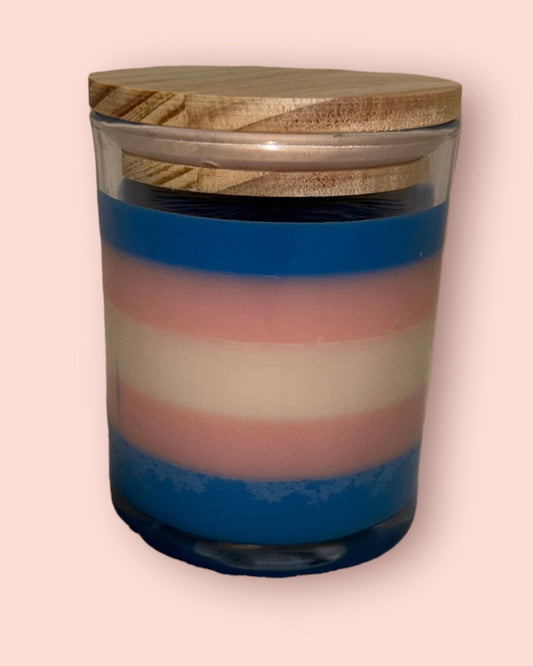 Trans Pride Candle